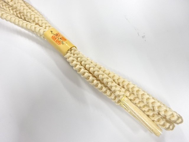 未使用品　正絹　手組帯締め